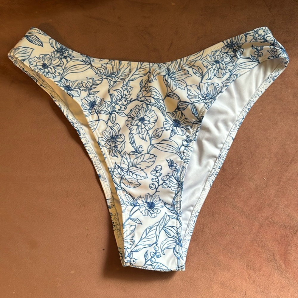 Floral Cheeky Bikini Bottom